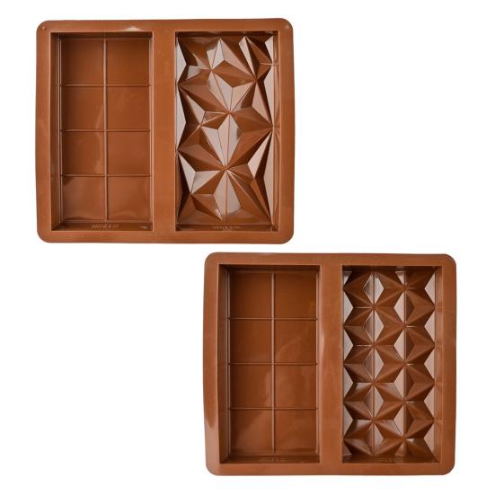 Силиконовая форма для шоколада Глубокая плитка Толстые конфеты Пралине Форма для торта для шоколада Смола