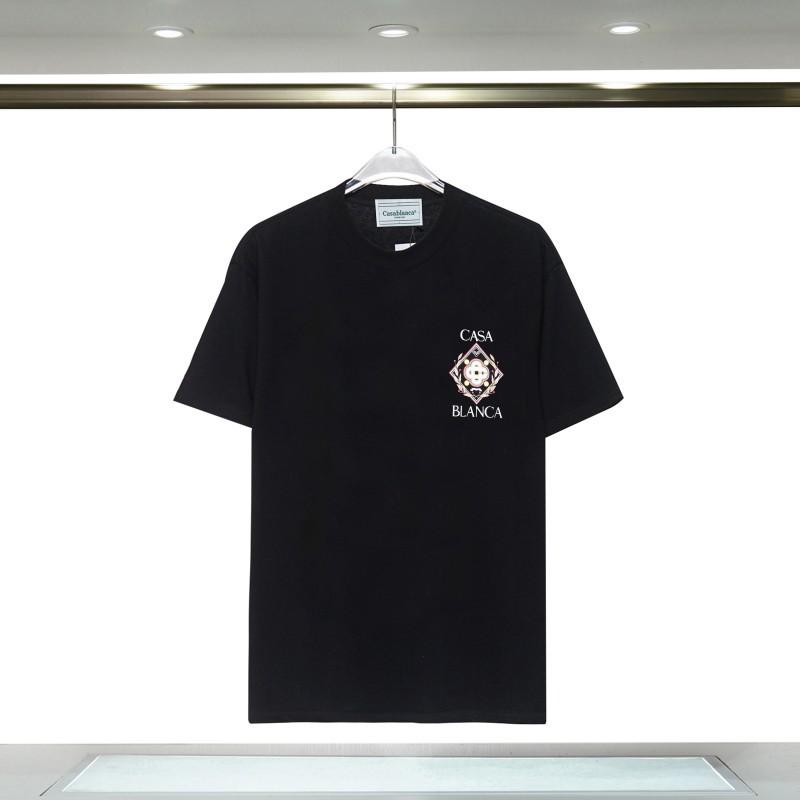 Casablanca 23 spring and summer new fantasy gate starry sky castle casa letter logo short-sleeved couple T-shirt