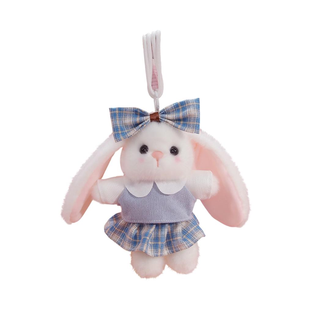 Очаровательная плюшевая игрушка-брелок с висячими ушками, кукла-комфорт