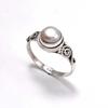 Pearl 925 Sterling Silver  Ring, Natural Pearl Gemstone Handamde Ring Jewelry
