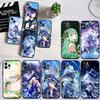 LO48 Genshin Impact Фурина Этер Мягкий силиконовый чехол для телефона для iPhone 16 15 14 13 12 Pro Max Plus Mini