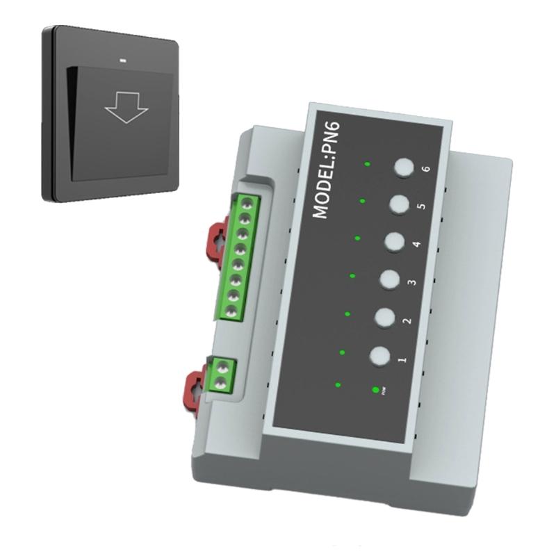 6 Channel 16A Relays Switches Module Remote Control Appliance Control Module Intelligent Home Networks Switches Module