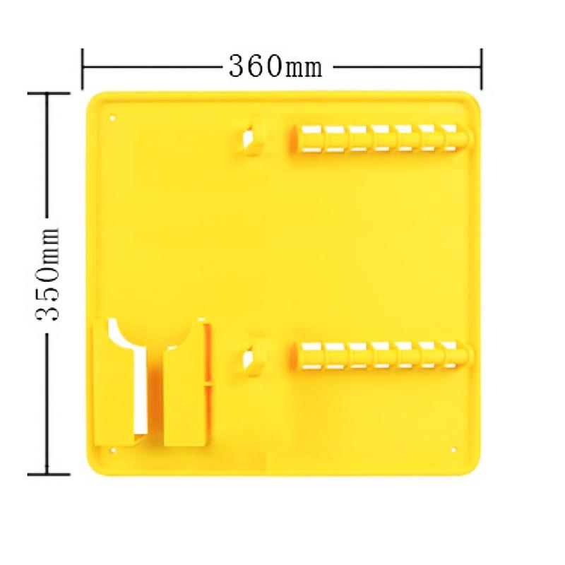 Wall Mounted Plastic Safety Lockout Station Open Style Padlock Board Workstation Shutdown Management Center for Industrial Use