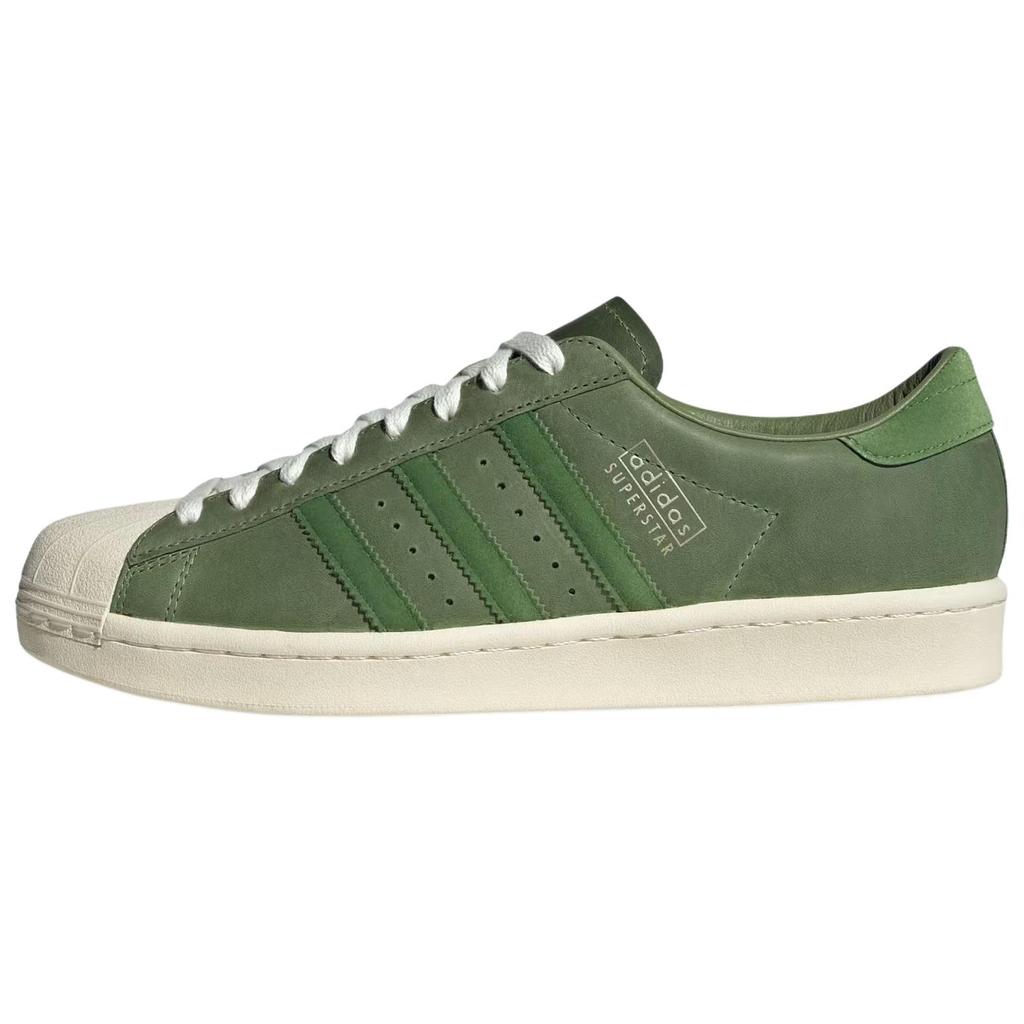 Adidas Superstar Vintage Crew Green Unisex Sneakers Craft-Green Cream-White JI0318