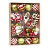 Christmas Baubles 60mm 50 Pack Classic Finish Plastic Shatter Resistant Easy Hang For Tree Garland Centerpiece Event Hotel Lobby
