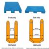 Nine-Leg Flat Plastic Pallet