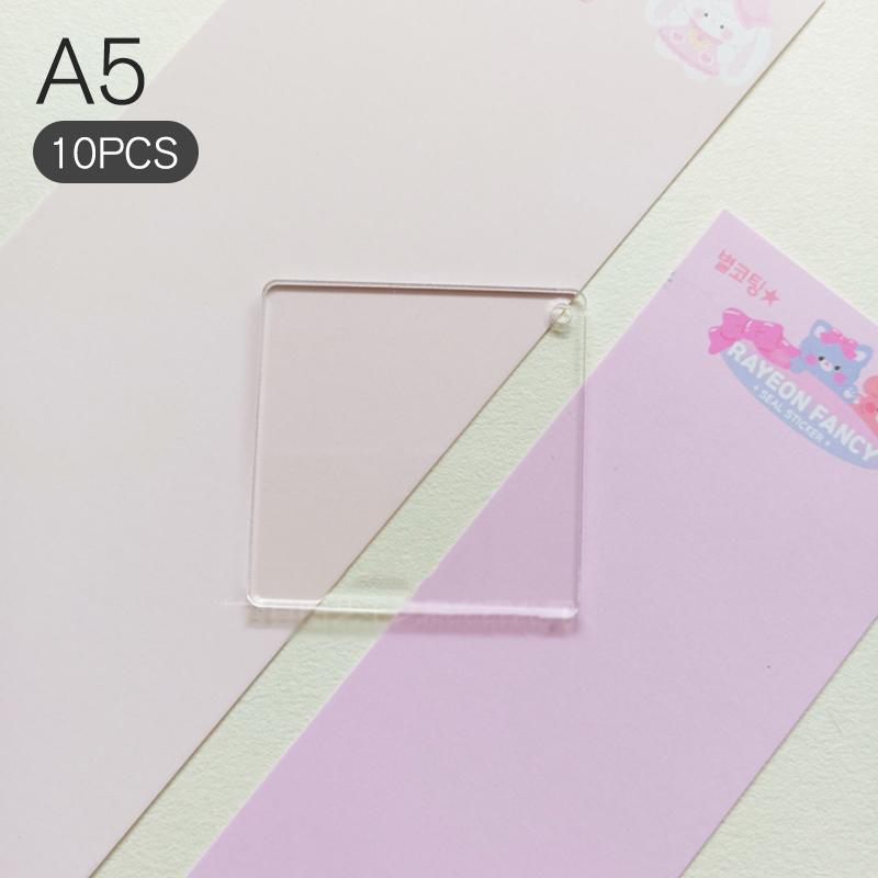 10 шт. прозрачные акриловые заготовки диски DIY брелки прозрачные акриловые аксессуары