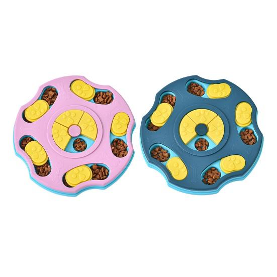 Собачья головоломка Slow Feeder интерактивная головоломка с едой игрушка-дозатор для угощений для домашних животных миска для медленного поедания