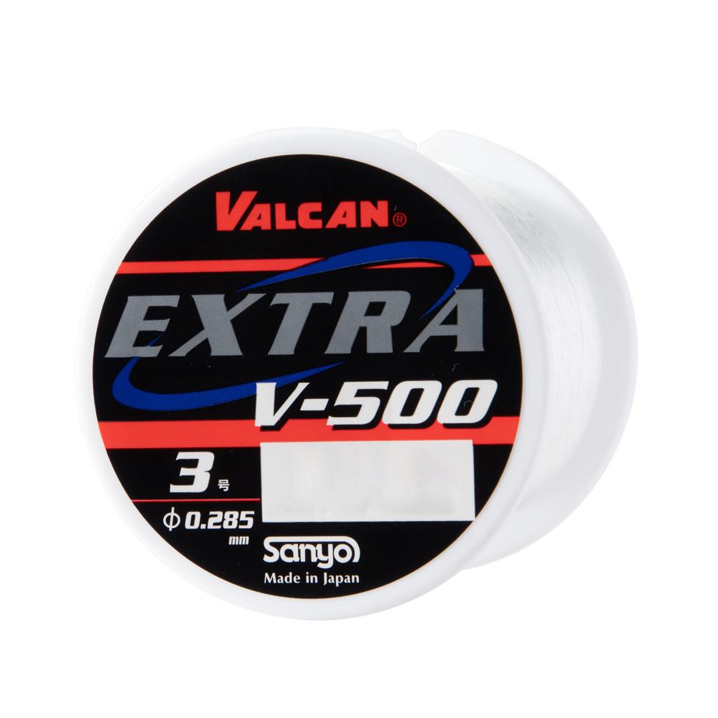 Sanyo Nylon Vulcan Extra V-500 Nylon Line, 500m, 1.0, Natural Clear