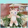 Cute Cartoon Fox Plush Keychain Adorable Backpack Pendant And Decorative Doll 18cm