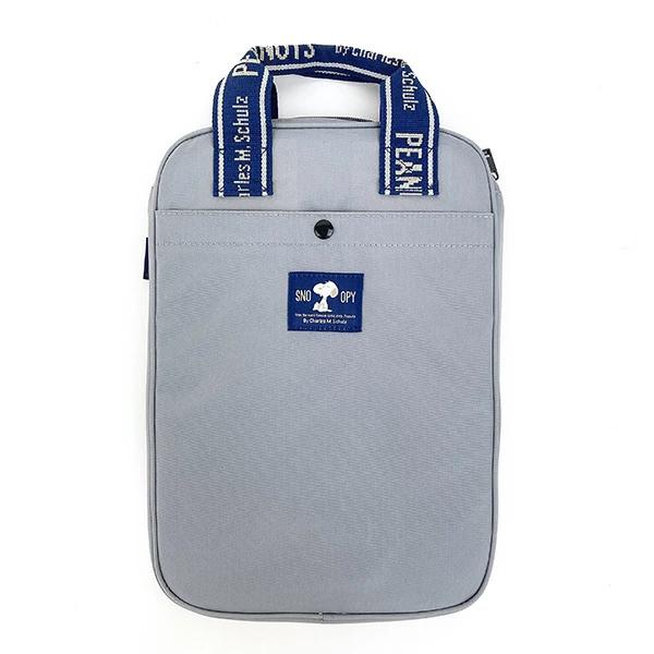 Квадратная большая сумка Snoopy Серая сумка с логотипом на ленте Чехол для гаджета Компьютерный планшет