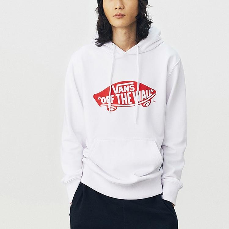 Vans Скейтборд Логотип Толстовка Мужская Толстовка Белая VN0A5F5JKSF