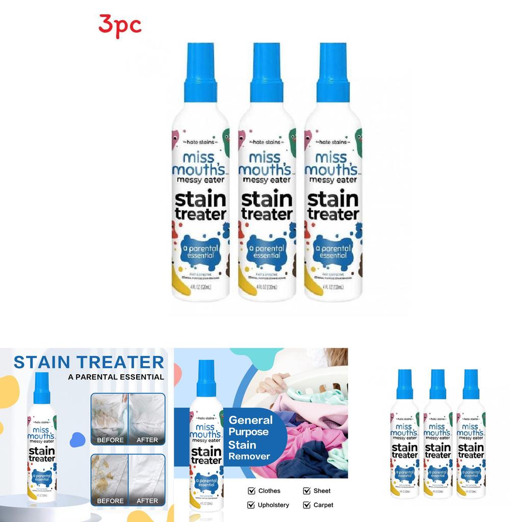Messy Eater Multifunction Stain Cleaner For Clothing And Furniture Spot Removal Spray
