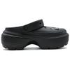 Crocs Stomp Гендерно-зависимая Прошивка ЭВА Минималистичный Модный Тренд Повседневные Обувь с Отверстиями Унисекс Черный
