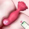 Женские анальные пробки Rose-vibrator App Bluetooth Control Вращающаяся вибрационная стимуляция Массажер простаты Секс-игрушка для женщин Мужчин Геев