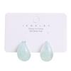 Resin Pattern Geometric Earrings Retro Fashion Temperament Cold Wind Earrings