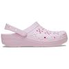 Crocs Classic Flower Bud EVA Round Toe Lightweight Clogs Women Clogs Pink 210927-6ZW