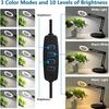 LED Long Arm American Style Folding Magnifier Desk Lamp for Welding and Repair with Eye Protection
