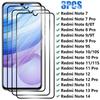 3 шт. полное закаленное стекло для xiaomi redmi note 7 8 9 10 pro 8t 9t 9S 10S 11s защитная пленка для экрана для redmi note 11 12 13 pro 14 5g
