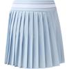 Лого Однотонный Дышащий Свободный Плиссированный Теннисный Спортивный Тканый Повседневный Юбка Женские юбки Туманно-голубой A11W323303FLB
