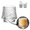 Szklanka Ryflowana 150Ml Do Kawy Drinków Whiskey 75X8Cm 1