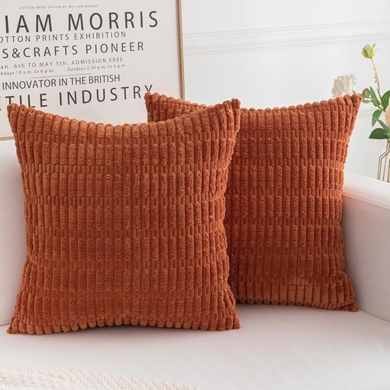 Мягкие Наволочки для Декоративных Подушек Вязание Мех Однотонный Чехол для Подушки Дивана Подушка для Талии Наволочка Защитный Чехол для Подушки Офисный Диван