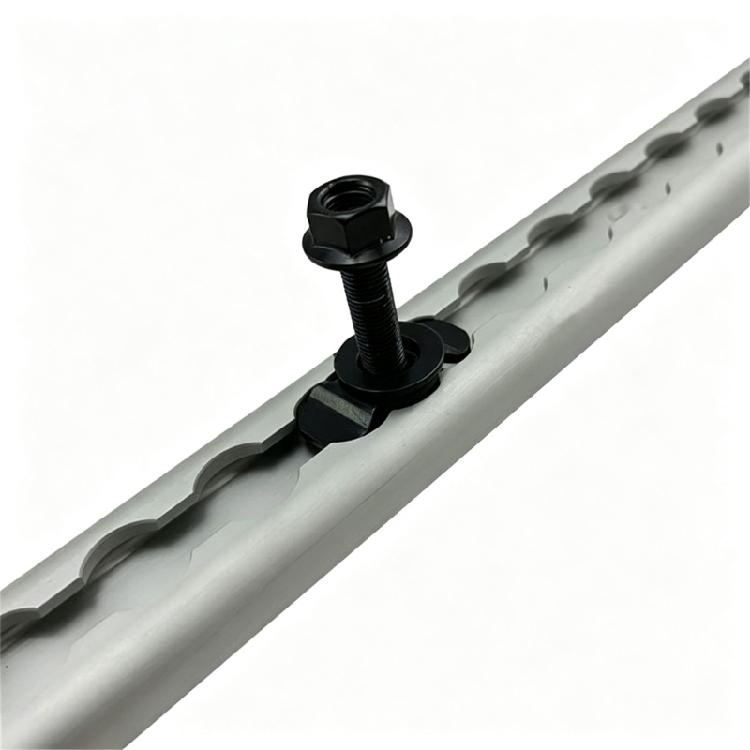 Roof Rack Adjustment Fastener Kit with Threaded Star Knob Hardware, Metal 4 Piece Set for Replacement Mounting Tasks