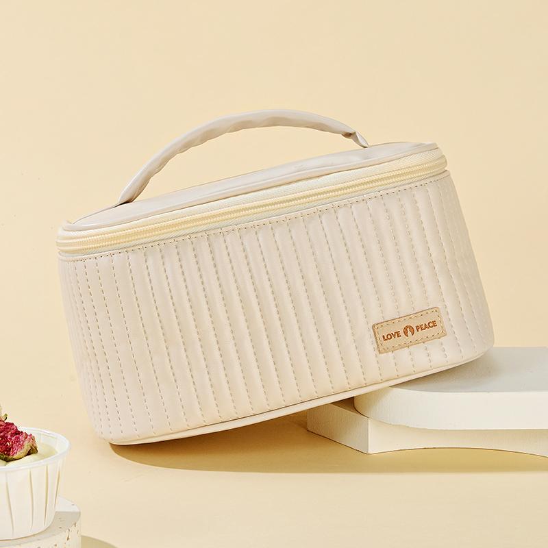 Fashion Small Top-handle Cosmetic Bag Travel Portable Toiletry Bag Outdoor Storage Bag Women Makeup Case Cosmetic Pouch