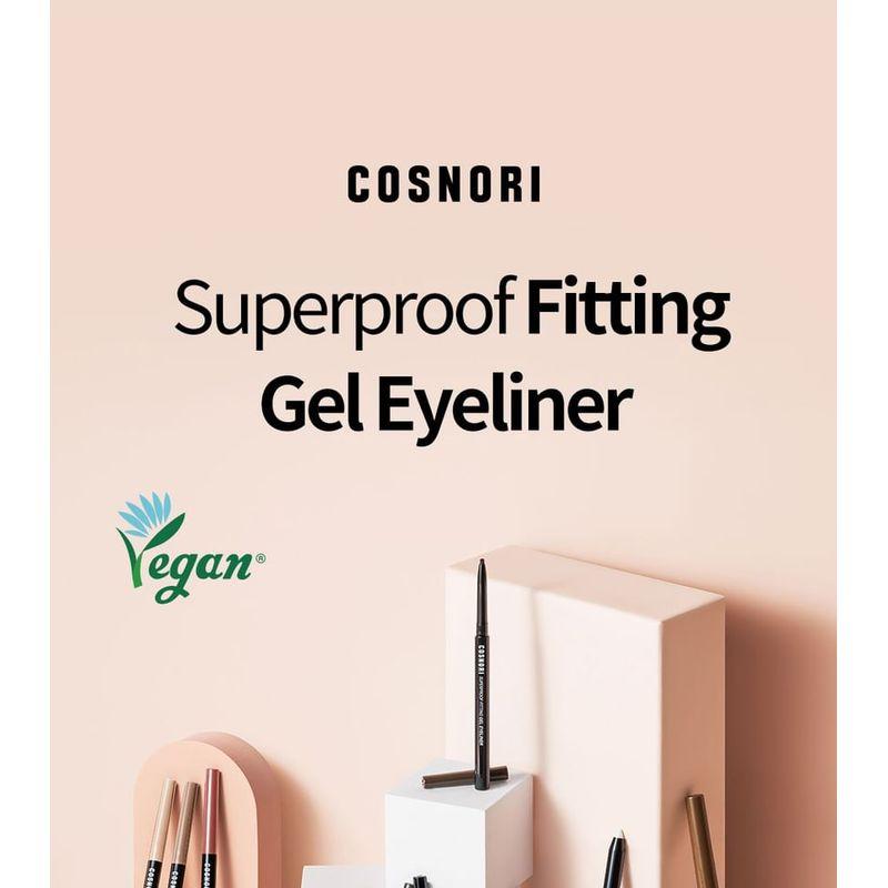 COSNORI - Superproof Fiting Gel Eyeliner - 11 Colors