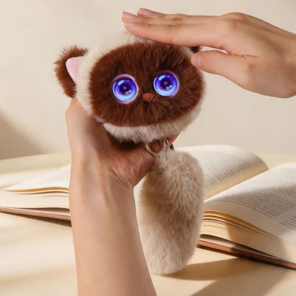 AI Continuous Dialogue AI Cat Plush Toy Voice Chat Toy Pendant Student Stress-relief Companion
