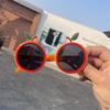 Fruit Design Funny Pineapple Sunglasses Trendy Beach Photo Glasses  for Women & Men