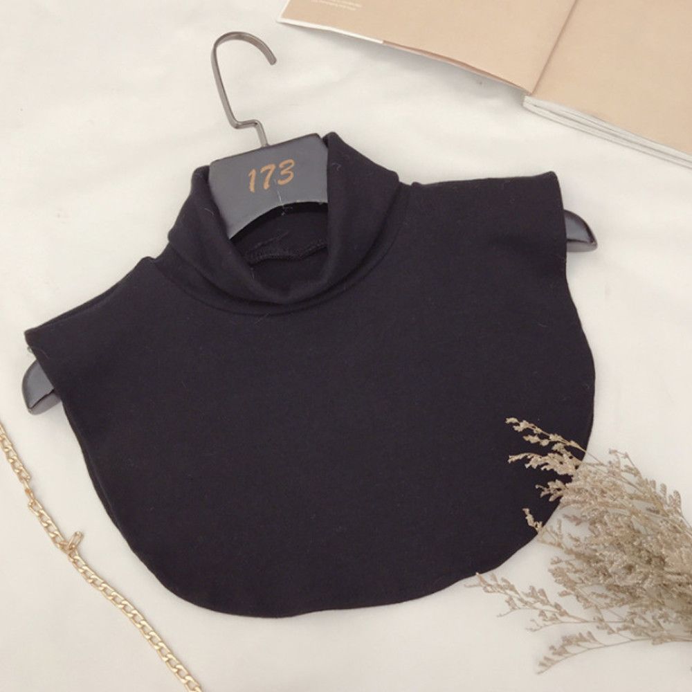 Windproof Turtleneck Cotton Scarf Fashion Fake Collar Women