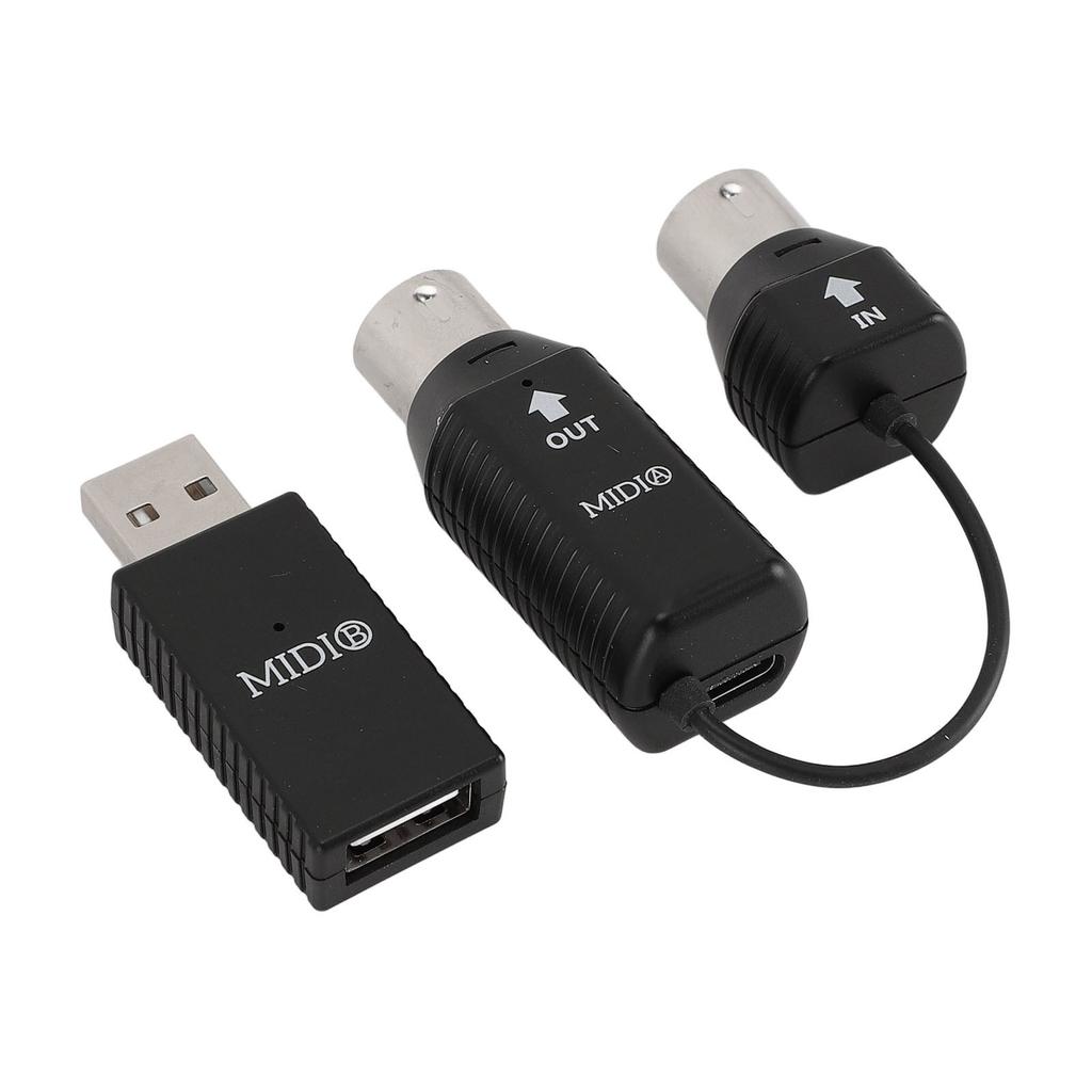 Беспроводной MIDI-адаптер Профессиональный MIDI в USB MIDI-контроллер для цифрового пианино Клавиатура к MIDI-устройству для OS X для