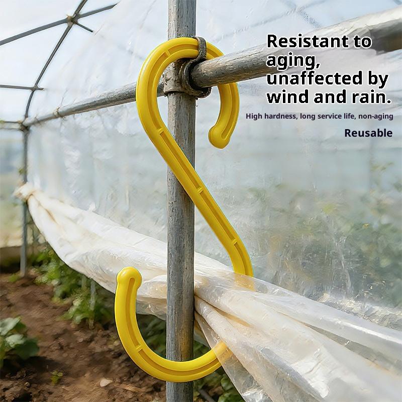 Multifunctional High Hardness Hook for Greenhouse Ventilation Strong Load Bearing for Plant Hanging System
