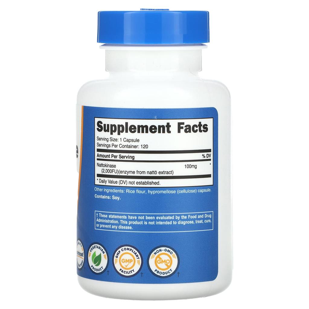 Nattokinase, 2,000 Fu, 120 Capsules