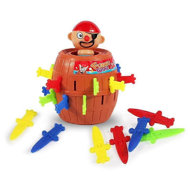 1PCS Tricky Toys The Pirates Uncle Insert Sword Barrel Table Game