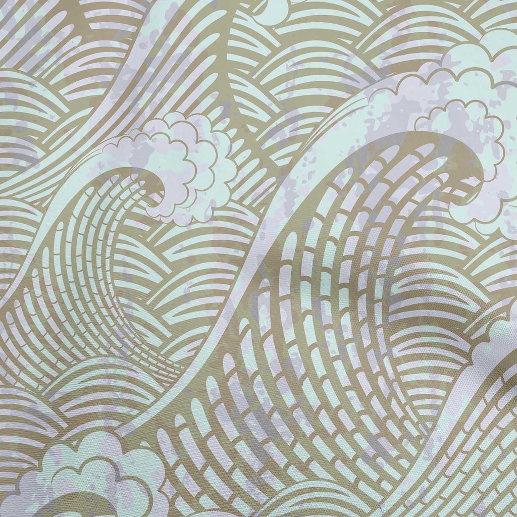 oneOone Хлопчатобумажная гибкая кремовая ткань японская ткань для шитья напечатанная ремесленная ткань во дворе 40 дюймов