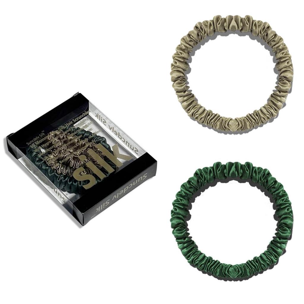 1 коробка, резинки для волос из 100% чистого шелка шелковицы, шелковые резинки для волос, резинки для волос, узкие резинки для волос, держатели для хвостиков, аксессуары для ухода за волосами