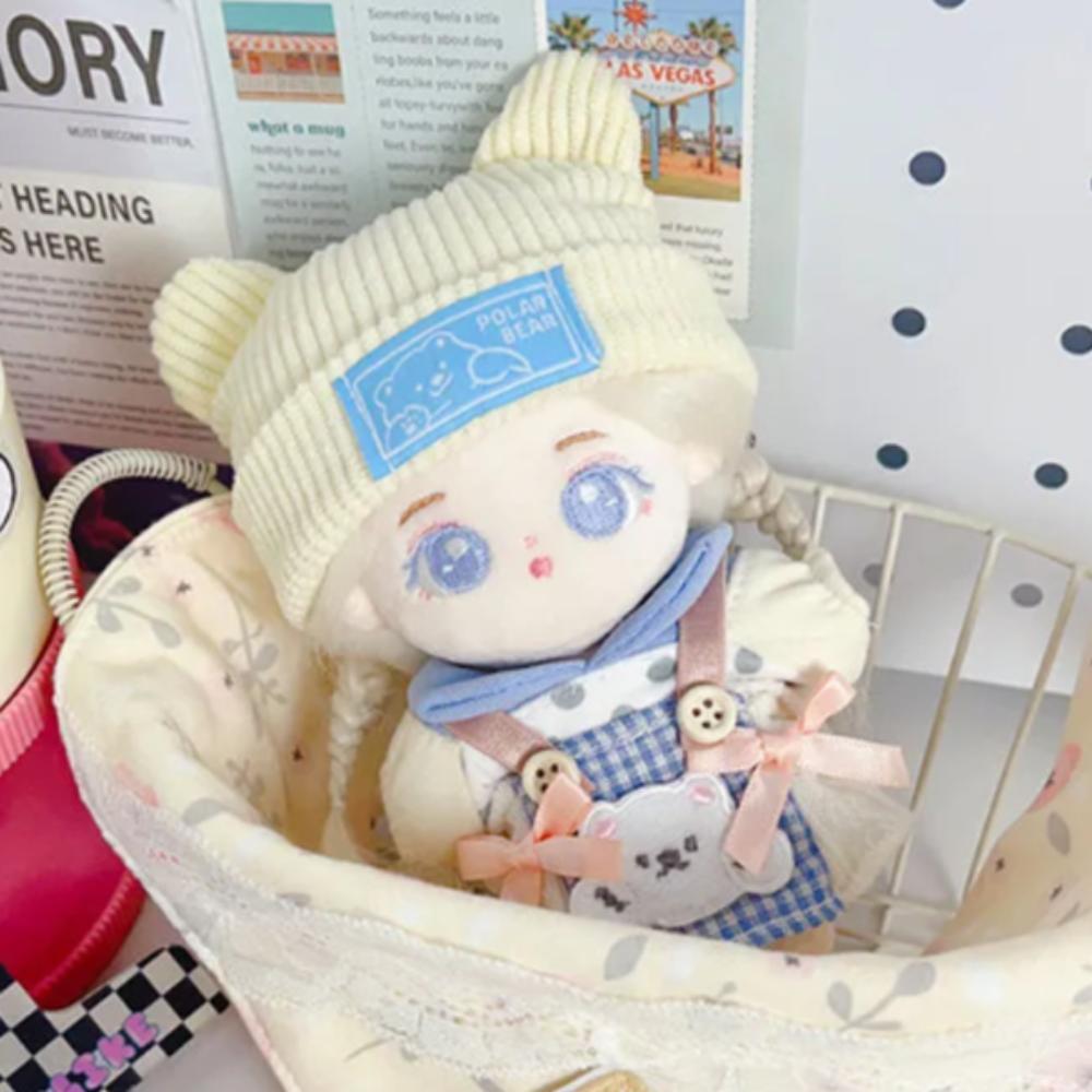 Замеченный Топ 20 см Одежда для куклы Наряд Шляпа Маленький медвежонок Набор одежды для куклы 10/20 см Хлопковая кукла