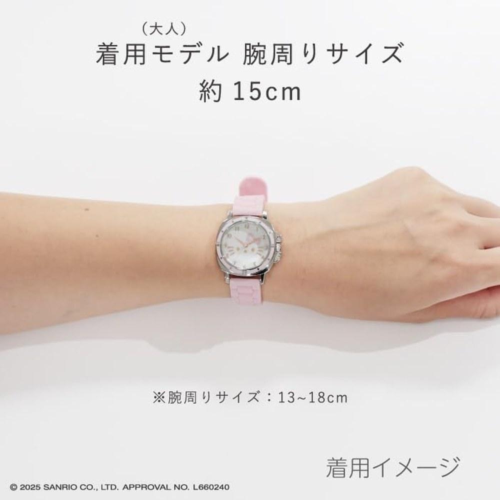 J-AXIS Часы Hello Kitty Резиновые Большое Лицо CR3C0008-KTP Женские Розовые