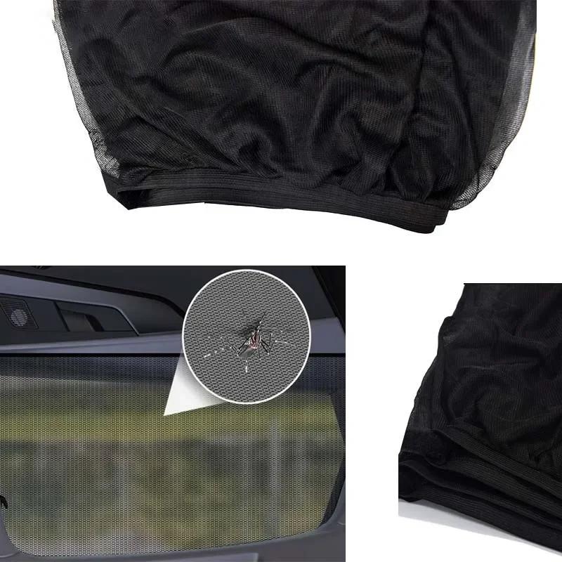 Car Sunshade Anti-mosquito Insulation UV Protective Glass Sunscreen Mesh Reflective Sunshade Protective Window Film For SedanSUV