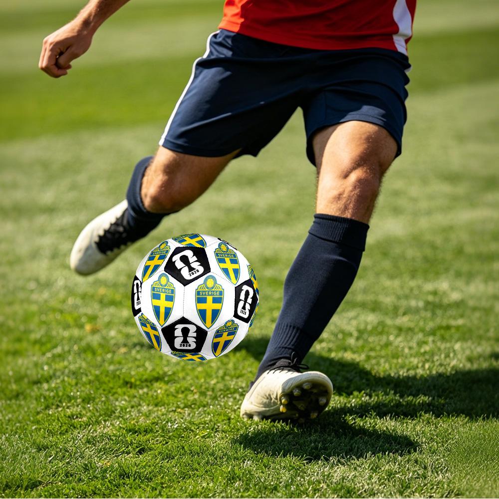 1pc Swedish Football Size 5 Soccer Ball Professional Match Training Football Indoor &Outdoor Sports Ball Club Training Ball Lightweight Durable y35