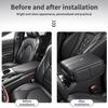 Lexus Car Leather Armrest Box Pad Memory Foam Armrest Mat For Lexus F SPORT LBX NX RX 350h 450h ES UX 300e GS GX IS LS LX CT LC