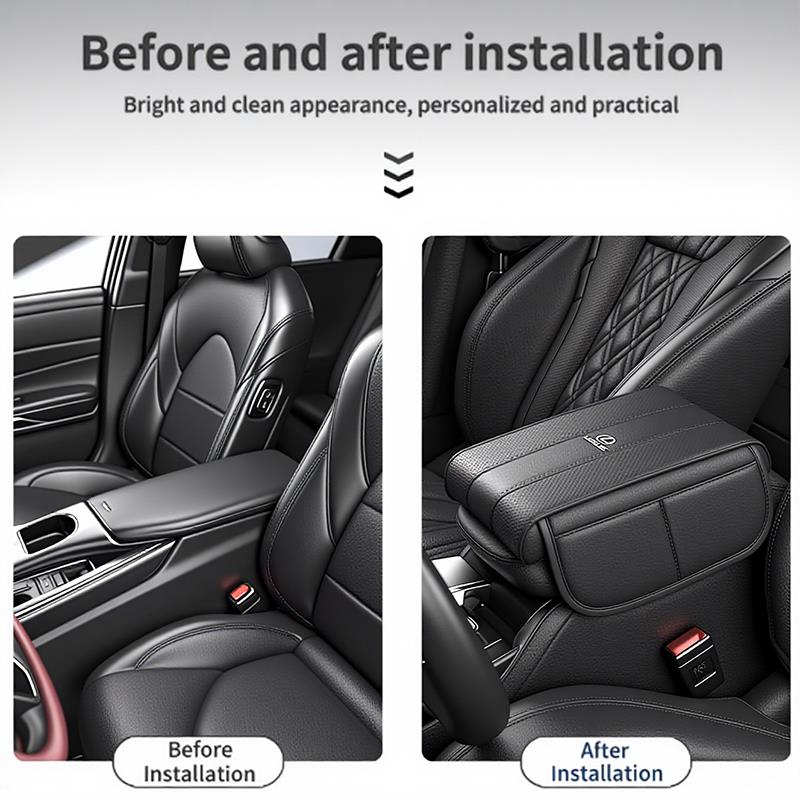 Lexus Car Leather Armrest Box Pad Memory Foam Armrest Mat For Lexus F SPORT LBX NX RX 350h 450h ES UX 300e GS GX IS LS LX CT LC