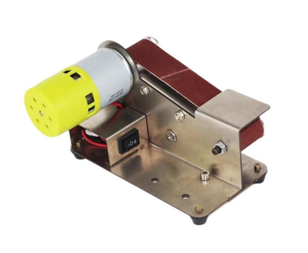 Многофункциональный мини-электрический шлифовальный станок с лентой 15° и полировальный станок для деревообработки и заточки ножей