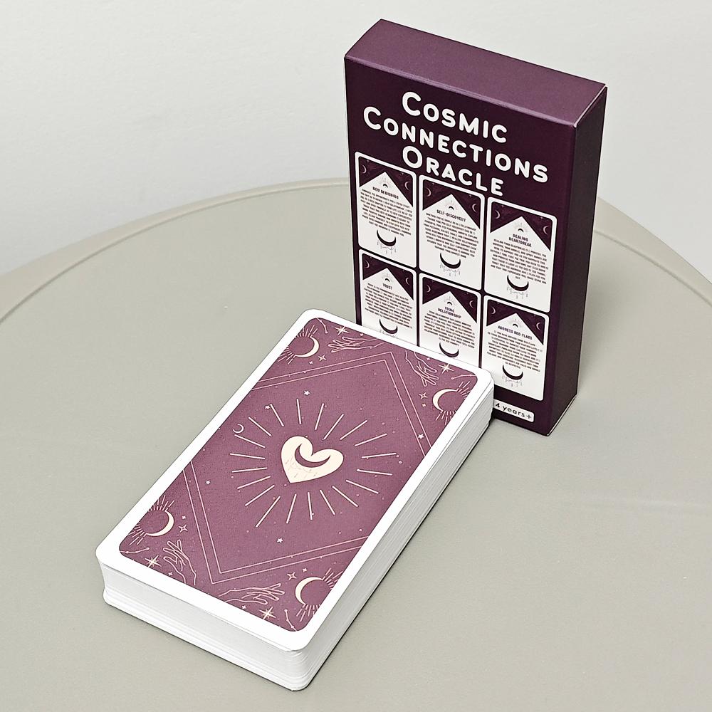 10.3*6см Колода карт Оракул Космические Связи 54 шт. Карты Оракул, Вдохновленные Вселенной для Любви и Отношений