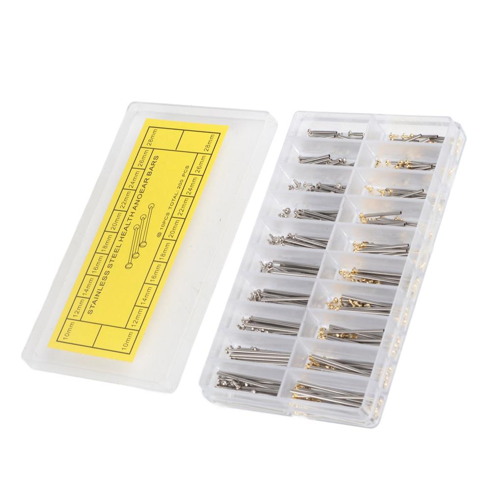 10MM‑28MM Watch Strap Spring Bars 1.3MM Strap Link Steel Watchmaker Watch Repair Tool Sets