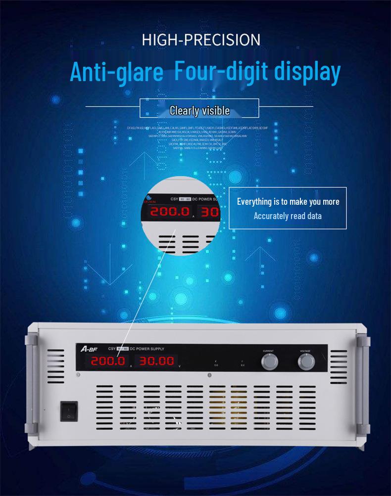 A-BF High Power Adjustable DC Power Supply, 30V-500V, 15-500A Constant Current
