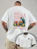 Mas Tequila Por Favor T Shirt Personality Clothes Year Round Clothing Oversized Couples Unisex Y2k Short Sleeves Classic Couples