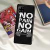 No Pain No Gain Training Case For Samsung Galaxy A33 A13 A36 A56 A23 A52 A32 A12 A54 A34 A14 A16 A26 A53 A15 A35 A55